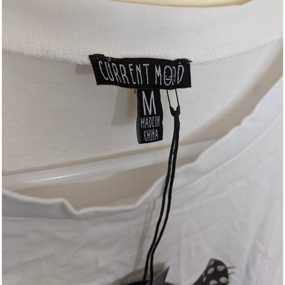 Dolls Kill Current Mood Tormented Teddy Graphic T-Shirt Tunic Medium - Picture 12 of 13